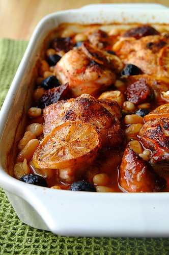 Yummy Link: Chorizo, Chicken and Bean Bake