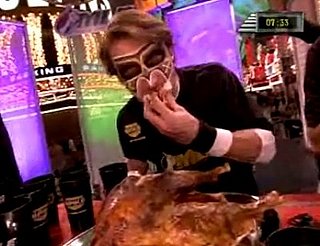 Tim "Eater X' Janus Wins the Major League Eating Thanksgiving Day Competition