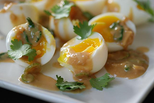 Yummy Link: Soft-Boiled Eggs With Miso, Lemon, and Cilantro Yummy Link: Soft-Boiled Eggs With Miso, Lemon, and Cilantro