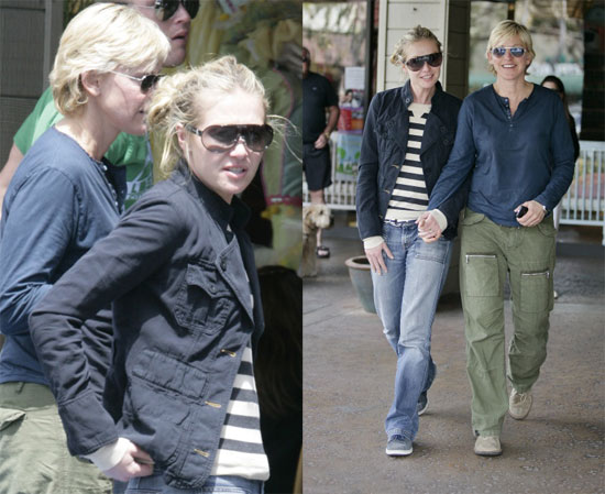 Ellen & Portia Take Towheaded Walk
