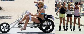 Lindsay Breaks From Rehab To Hit The Beach