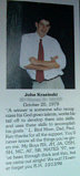 John Krasinski's High School Yearbook Senior Photo