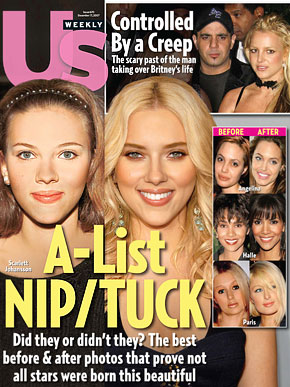 Scarlett Strikes Back at Us Weekly Cover
