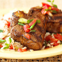 Fast & Easy Dinner: Lamb Chops with Tomatoes Fast & Easy Dinner: Lamb Chops with Tomatoes
