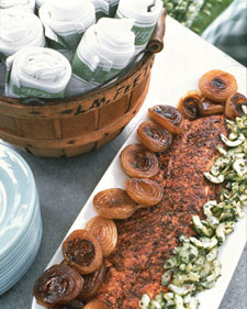 Sunday BBQ: Spice-Rubbed Grilled Salmon with Spicy Cucumber Salsa