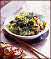 Sweet/Savory Side: Fruit Salad with Arugula