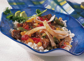 Fast & Easy Dinner: Beef Fajita Bowls
