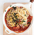 Fast & Easy Dinner: Linguine with Caper & Green Olive Sauce