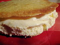 Summer of Sandwiches: Peach Ice Cream With Ginger Cookies