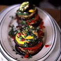 Layered Side: Grilled Vegetable Stacks