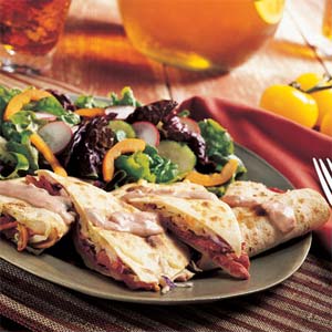 Fast & Easy Dinner: Reuben Quesadillas