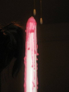 DIY Bloody Halloween Candles