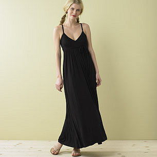 Jersey-knit pavilion dress