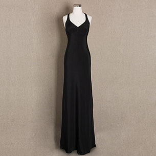 Caroline long halter dress