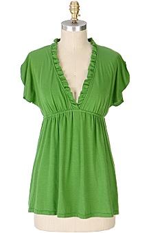 Anthropologie - Green Blouse