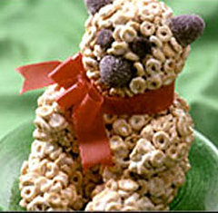 Delilicious: Teddy Bear Cereal Sculpture