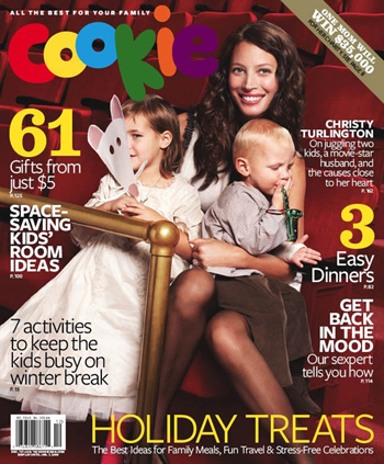 Christy Turlington Is Cookie's Cover Girl