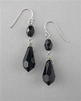 Diamond Cut Drop Earring