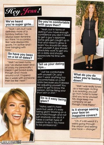 JESSICA ALBA: SHOUT MAGAZINE