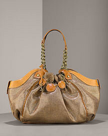 Christian Louboutin Metallic Hobo- Neiman Marcus