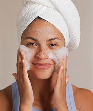 wash face image