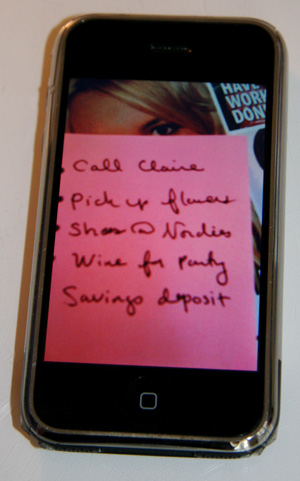 Geek Tip: Use Your Camera Phone To Get Organized