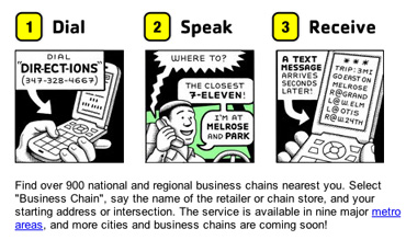 Geek Tip: Call Dial Dir-ect-ions For Help
