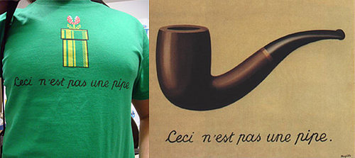 Ceci N'est Pas Une Pipe Tee: Geeky or Chic?