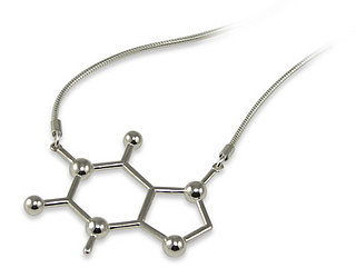 Caffeine Molecule Necklace: Totally Geeky or Geek Chic?
