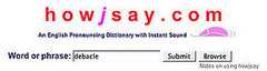 Website of the Day: Howjsay