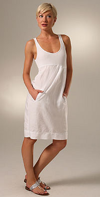 James Perse Gathered Sheath Dress - shopbop.com