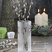 Frosted Snowflake Vase