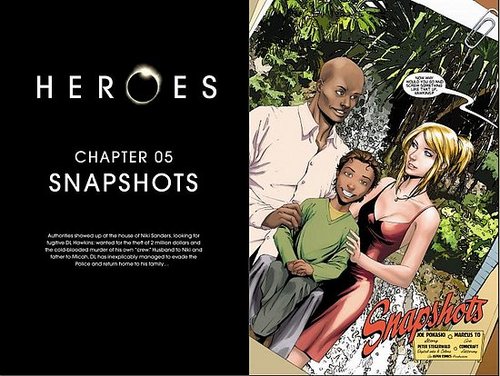 HEROES Graphic novel Chapter five: Snapshot.