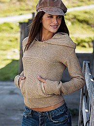 Victoria's Secret - Crop hoodie sweater