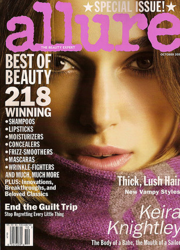 October Magazine Cover: Keira Knightley for Allure