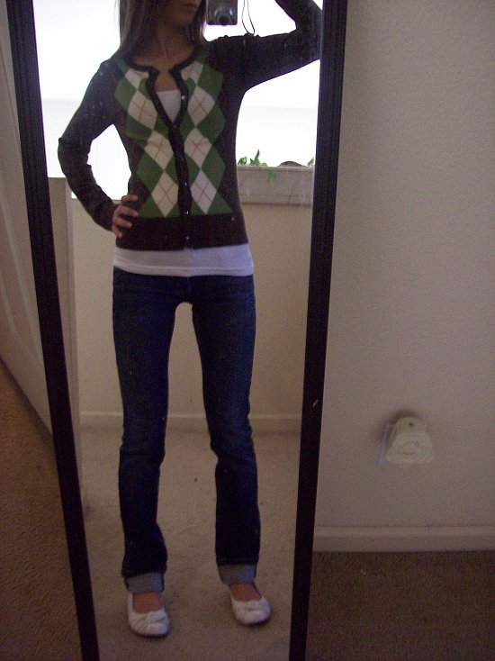 My little argyle sweater