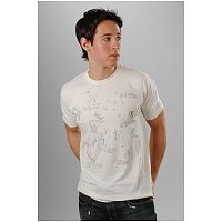 Rok   Lola mens, womens clothing boutique: Trovata, Naturalist, Tee, T-Shirt, Mens, Printed, Antique White, Cream, Deer