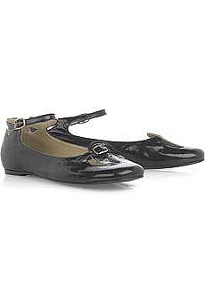 Chloe Patent Flat Shoes