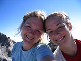 My friend and I at the top
