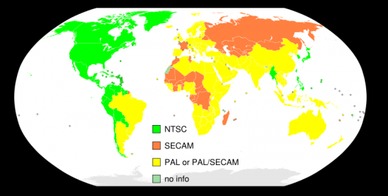 PAL/NTSC/SECAM systems