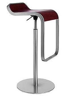 Design Within Reach - LEM Piston Stool - Wood Seat