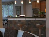 slate bar with the bondo chairs.