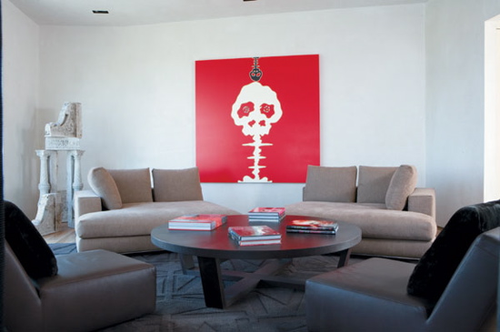 Kanye West's Sleek West Coast Digs