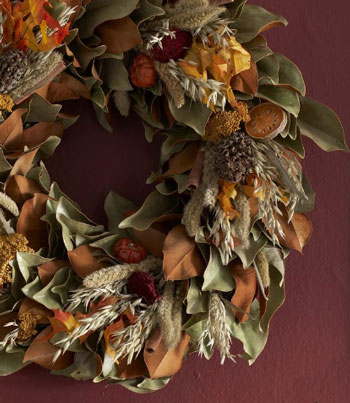 Unfussy Fall Wreaths