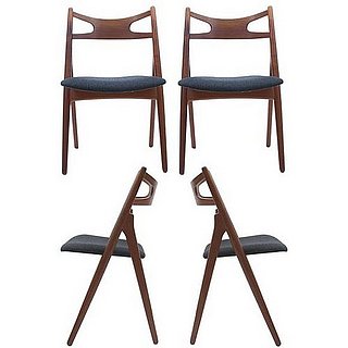 Crave Worthy:  Hans Wegner Teak Dining Chairs