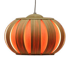 Autumn Decor: Pumpkin Look Alike Lamp