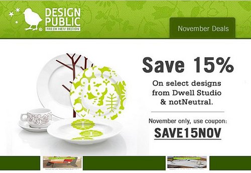 Sale Alert: 15% Off Select Design Public Items