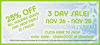 Sale Alert: 25 Percent Off At Velocity Art and Design 