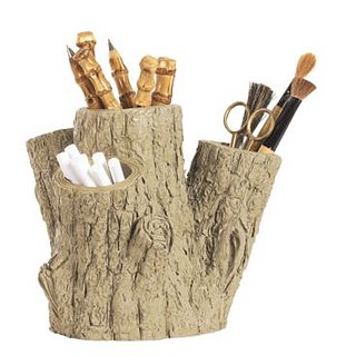 Love It or Hate It? Four-Trunk Faux Bois Planter