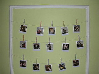 DIY: Clothespin Polaroid Trellis
